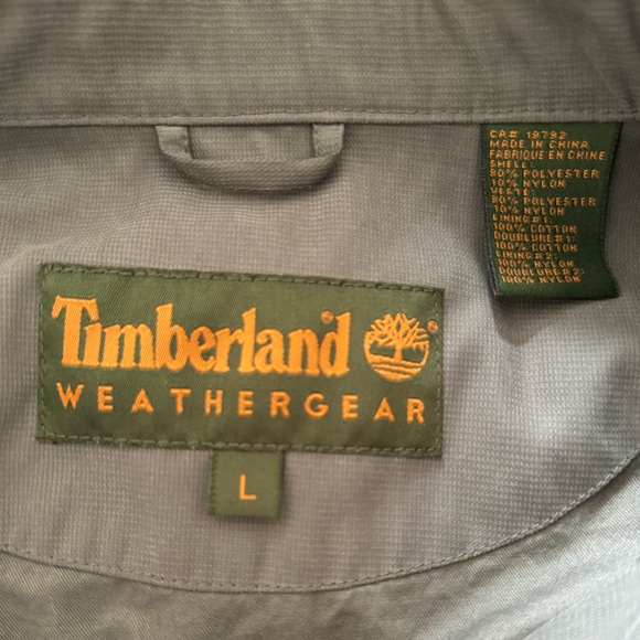 Vintage Y2K Men’s Timberland Weather Gear Bomber - Picture 3 of 6
